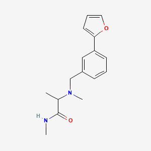 2-[[3-(2-furyl)benzyl](methyl)amino]-N-methylpropanamide