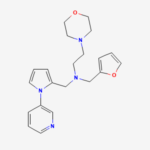 (2-furylmethyl)(2-morpholin-4-ylethyl)[(1-pyridin-3-yl-1H-pyrrol-2-yl)methyl]amine