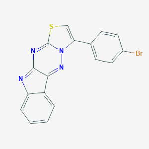 3-(4-Bromophenyl)[1,3]thiazolo[3',2':2,3][1,2,4]triazino[5,6-b]indole