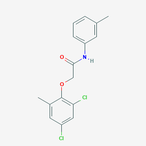 molecular formula C16H15Cl2NO2 B3922166 2-(2,4-dichloro-6-methylphenoxy)-N-(3-methylphenyl)acetamide 