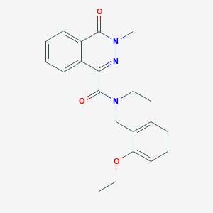 N-(2-ethoxybenzyl)-N-ethyl-3-methyl-4-oxo-3,4-dihydrophthalazine-1-carboxamide