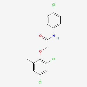 N-(4-chlorophenyl)-2-(2,4-dichloro-6-methylphenoxy)acetamide