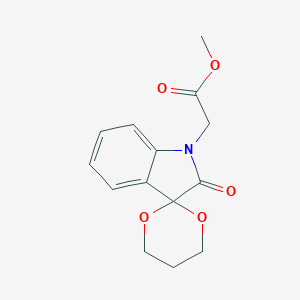 Methyl 2-(2'-oxospiro[1,3-dioxane-2,3'-indole]-1'-yl)acetate