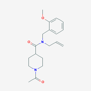 1-acetyl-N-allyl-N-(2-methoxybenzyl)piperidine-4-carboxamide