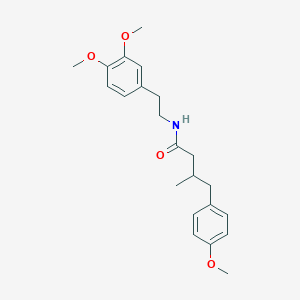 N-[2-(3,4-dimethoxyphenyl)ethyl]-4-(4-methoxyphenyl)-3-methylbutanamide