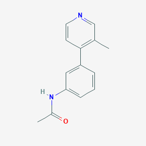 N-[3-(3-methylpyridin-4-yl)phenyl]acetamide