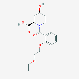 (2R,4S)-1-[2-(2-ethoxyethoxy)benzoyl]-4-hydroxypiperidine-2-carboxylic acid