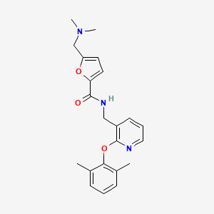 5-[(dimethylamino)methyl]-N-{[2-(2,6-dimethylphenoxy)-3-pyridinyl]methyl}-2-furamide