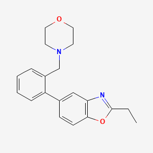 2-ethyl-5-[2-(morpholin-4-ylmethyl)phenyl]-1,3-benzoxazole