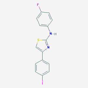N-(4-fluorophenyl)-4-(4-iodophenyl)-1,3-thiazol-2-amine