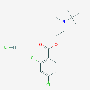 molecular formula C14H20Cl3NO2 B3923025 2-[tert-butyl(methyl)amino]ethyl 2,4-dichlorobenzoate hydrochloride 