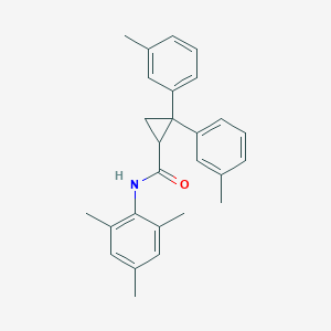 molecular formula C27H29NO B392303 N-mesityl-2,2-bis(3-methylphenyl)cyclopropanecarboxamide 