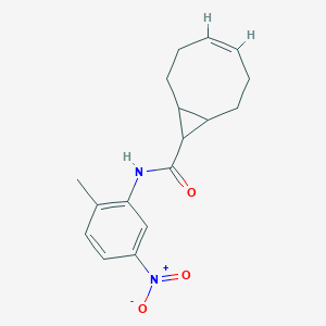 (4Z)-N-(2-methyl-5-nitrophenyl)bicyclo[6.1.0]non-4-ene-9-carboxamide