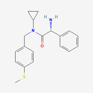 (2R)-2-amino-N-cyclopropyl-N-[4-(methylthio)benzyl]-2-phenylacetamide hydrochloride