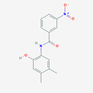 N-(2-hydroxy-4,5-dimethylphenyl)-3-nitrobenzamide