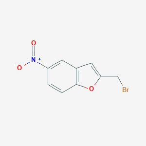 molecular formula C9H6BrNO3 B039231 2-(Bromomethyl)-5-nitro-1-benzofuran CAS No. 118679-18-8