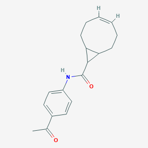 molecular formula C18H21NO2 B392313 (4Z)-N-(4-acetylphenyl)bicyclo[6.1.0]non-4-ene-9-carboxamide 