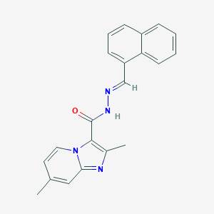 2,7-dimethyl-N'-(1-naphthylmethylene)imidazo[1,2-a]pyridine-3-carbohydrazide