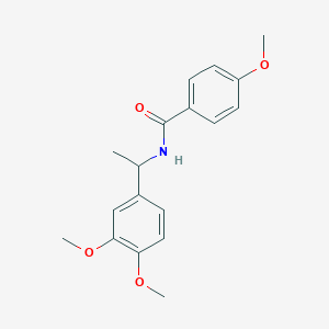 N-[1-(3,4-dimethoxyphenyl)ethyl]-4-methoxybenzamide