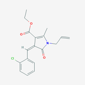 ethyl 1-allyl-4-(2-chlorobenzylidene)-2-methyl-5-oxo-4,5-dihydro-1H-pyrrole-3-carboxylate