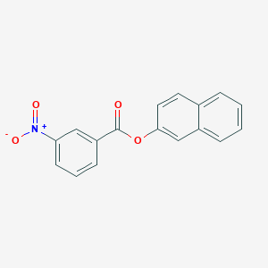 molecular formula C17H11NO4 B392326 2-Naphthyl 3-nitrobenzoate 
