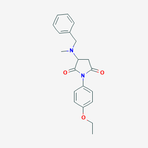 1-(4-Ethoxyphenyl)-3-[methyl-(phenylmethyl)amino]pyrrolidine-2,5-dione