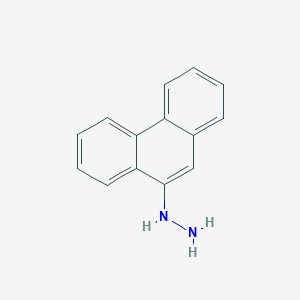 molecular formula C14H12N2 B039235 苯并[9-氧代-嘧啶-2-基]-肼 CAS No. 111586-70-0