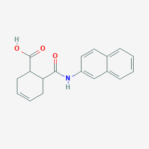 6-(Naphthalen-2-ylcarbamoyl)cyclohex-3-ene-1-carboxylic acid