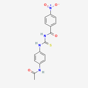 N-({[4-(acetylamino)phenyl]amino}carbonothioyl)-4-nitrobenzamide