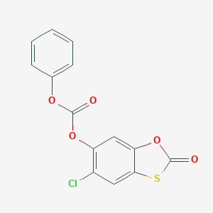 5-Chloro-2-oxo-1,3-benzoxathiol-6-yl phenyl carbonate