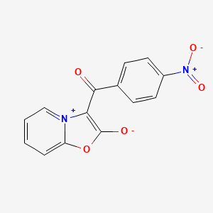 3-(4-nitrobenzoyl)[1,3]oxazolo[3,2-a]pyridin-1-ium-2-olate