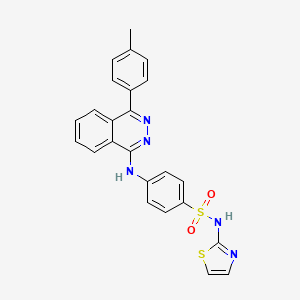 4-{[4-(4-METHYLPHENYL)PHTHALAZIN-1-YL]AMINO}-N-(1,3-THIAZOL-2-YL)BENZENE-1-SULFONAMIDE