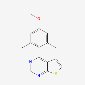 4-(4-methoxy-2,6-dimethylphenyl)thieno[2,3-d]pyrimidine