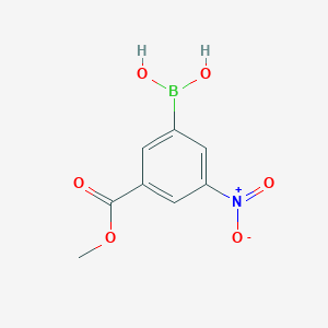B039237 3-Methoxycarbonyl-5-nitrophenylboronic acid CAS No. 117342-20-8