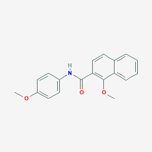 molecular formula C19H17NO3 B392379 1-methoxy-N-(4-methoxyphenyl)-2-naphthamide CAS No. 311331-67-6
