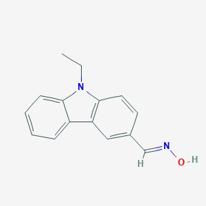 molecular formula C15H14N2O B392400 9-ethyl-9H-carbazole-3-carbaldehyde oxime 