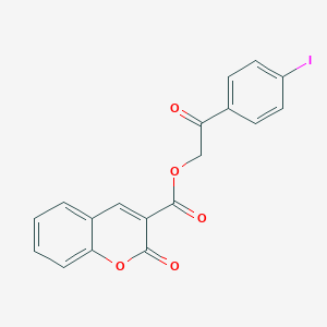 2-(4-iodophenyl)-2-oxoethyl 2-oxo-2H-chromene-3-carboxylate