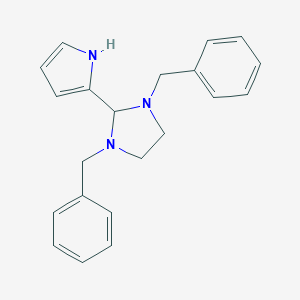 molecular formula C21H23N3 B392452 1,3-dibenzyl-2-(1H-pyrrol-2-yl)imidazolidine CAS No. 296770-05-3