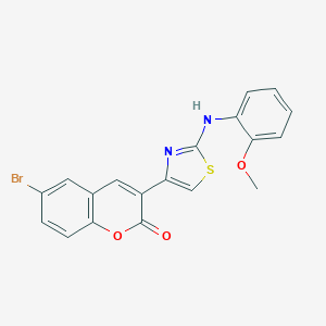 6-bromo-3-{2-[(2-methoxyphenyl)amino]-1,3-thiazol-4-yl}-2H-chromen-2-one