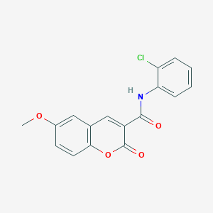 N-(2-chlorophenyl)-6-methoxy-2-oxo-2H-chromene-3-carboxamide