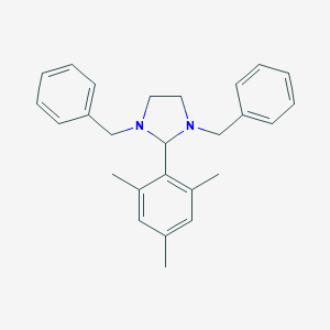 molecular formula C26H30N2 B392482 1,3-Dibenzyl-2-mesitylimidazolidine 