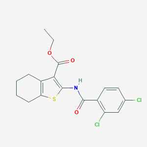 Ethyl 2-[(2,4-dichlorobenzoyl)amino]-4,5,6,7-tetrahydro-1-benzothiophene-3-carboxylate