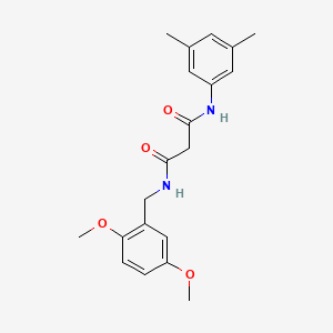 N-(2,5-dimethoxybenzyl)-N'-(3,5-dimethylphenyl)malonamide