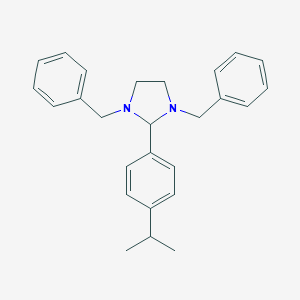 molecular formula C26H30N2 B392507 1,3-Dibenzyl-2-(4-isopropylphenyl)imidazolidine 