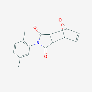 molecular formula C16H15NO3 B392509 2-(2,5-dimethylphenyl)-3a,4,7,7a-tetrahydro-1H-4,7-epoxyisoindole-1,3(2H)-dione 