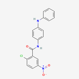 N-(4-anilinophenyl)-2-chloro-5-nitrobenzamide