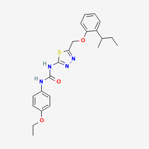 N-{5-[(2-sec-butylphenoxy)methyl]-1,3,4-thiadiazol-2-yl}-N'-(4-ethoxyphenyl)urea