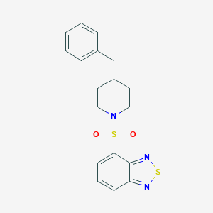 4-[(4-Benzyl-1-piperidinyl)sulfonyl]-2,1,3-benzothiadiazole