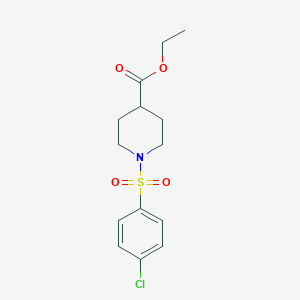 Ethyl 1-[(4-chlorophenyl)sulfonyl]-4-piperidinecarboxylate