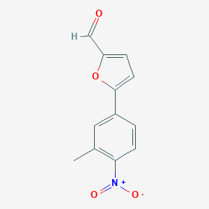 molecular formula C12H9NO4 B392570 5-(3-Methyl-4-nitrophenyl)furan-2-carbaldehyde 